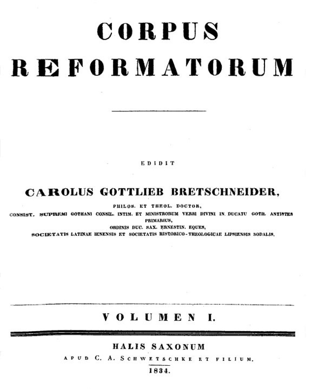 Corpus Reformatorum