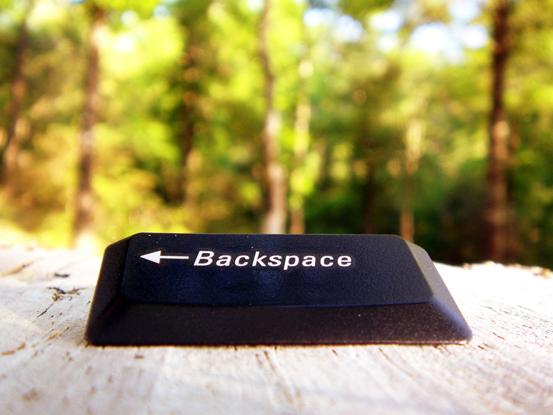backspace key
