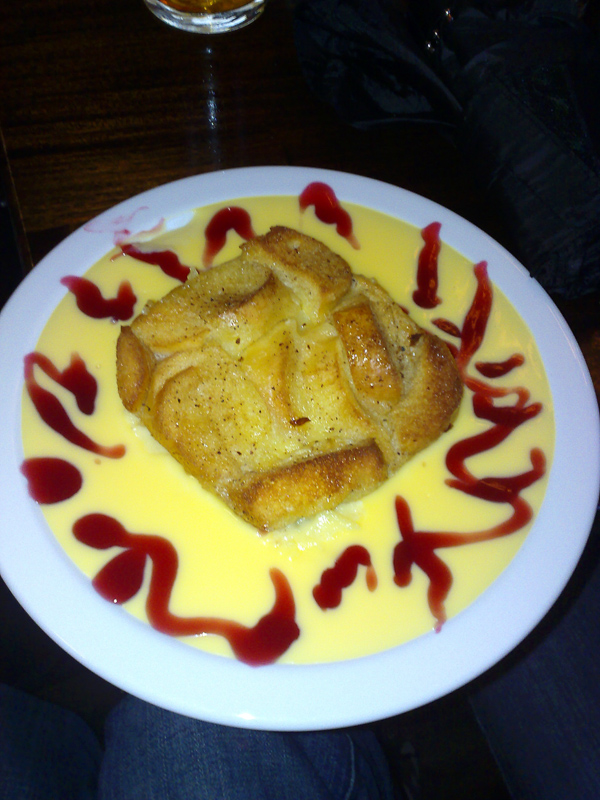 bread-and-butter pudding