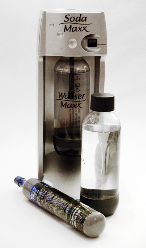 Silver 1L Botella de Sifón de Soda Profesional Aleación de Soda Soda Carbonatada Seltzer Creador de agua con regulador de presión para bebidas de jugo Cóctel 