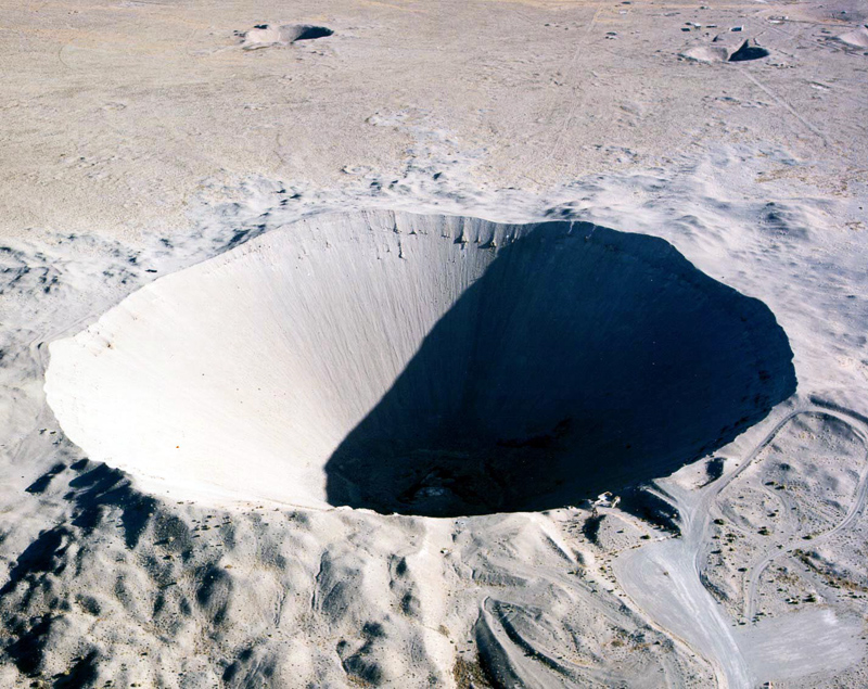 bomb crater