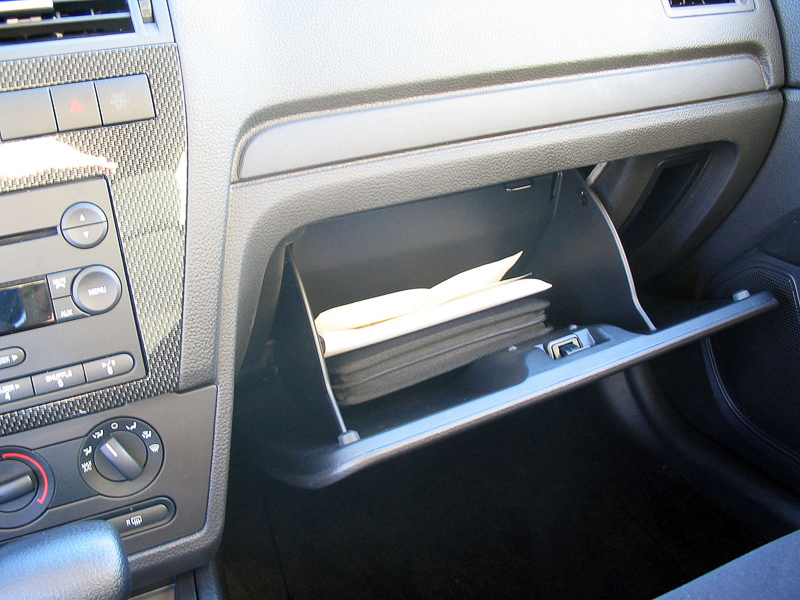 glove compartment