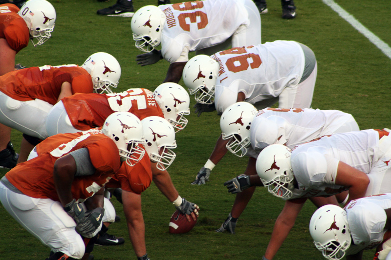 line of scrimmage