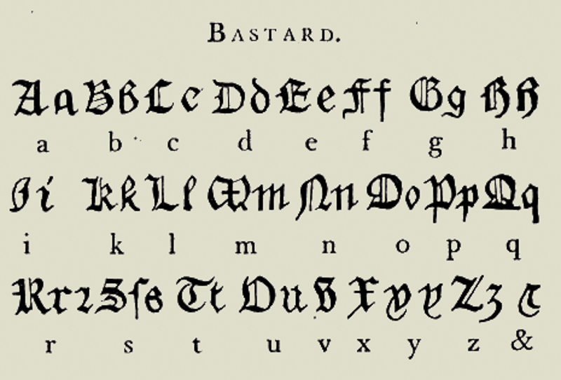 Bastarda Definition And Synonyms Of Bastarda In The Polish Dictionary